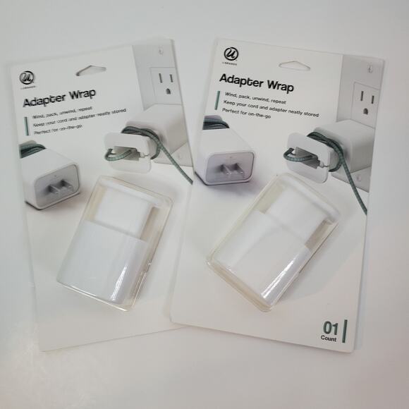 U Brand Adapter Wrap (white) Set Of 2 - Picture 1 of 4
